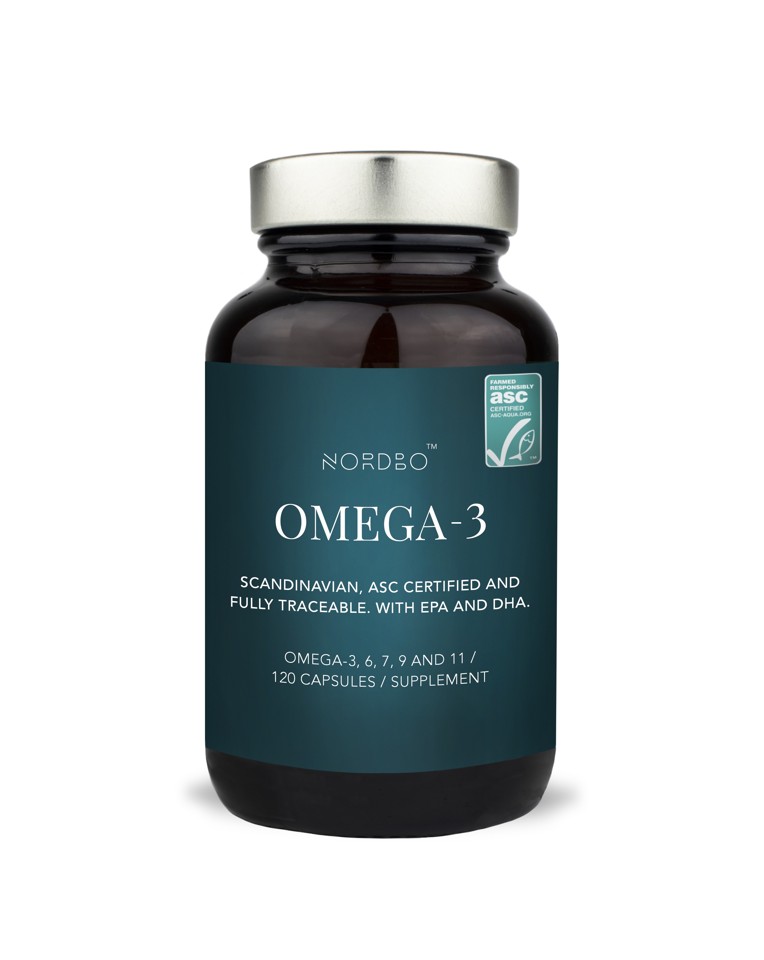 NORDBO - Omega-3 ASC 120 Kapsler