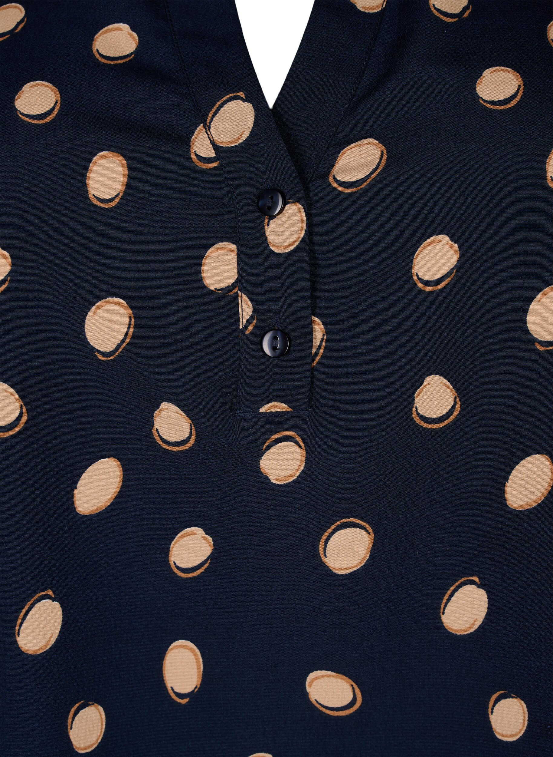 FLASH - Langærmet bluse med print