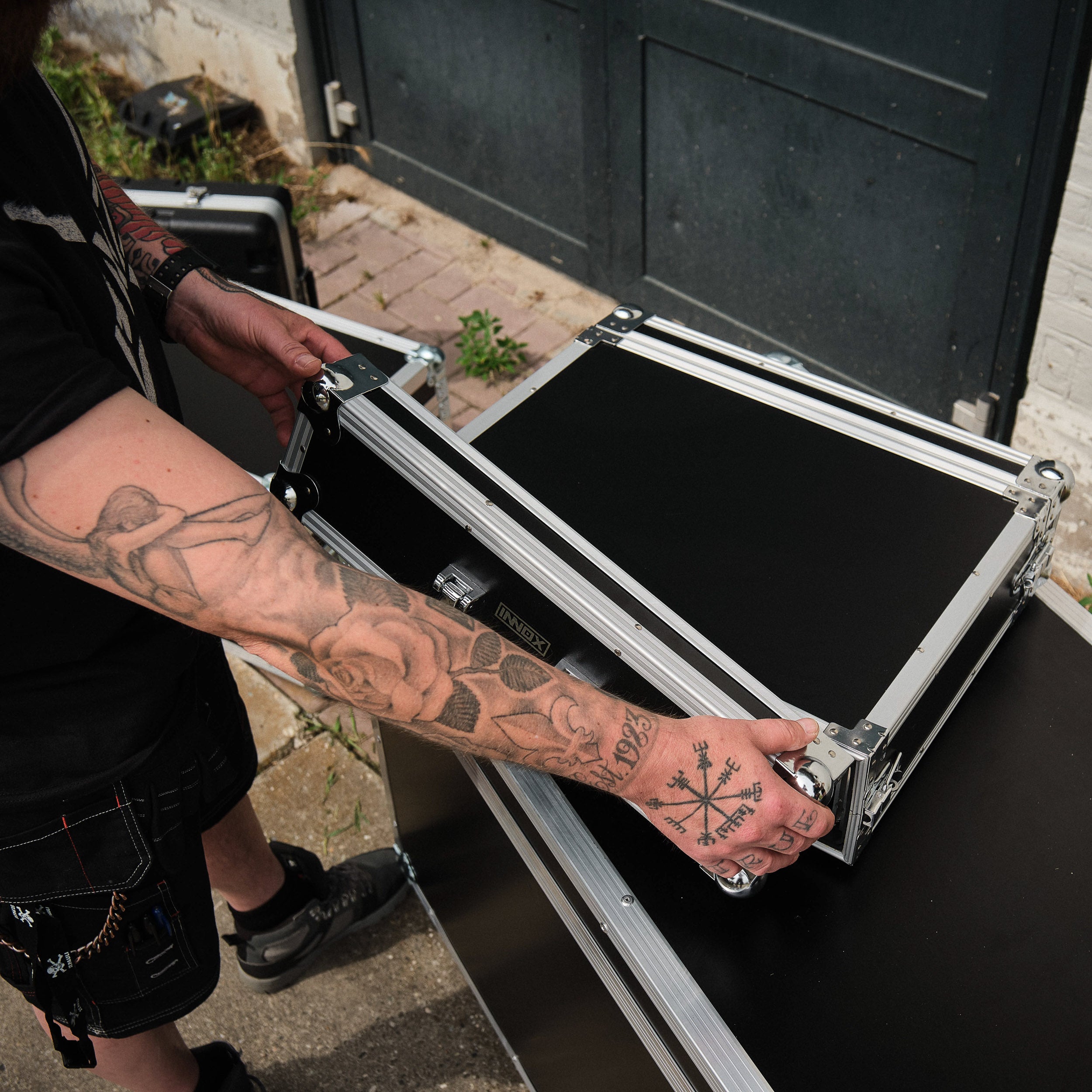 Innox Basic Line Rack 2U-35 doubledoor flightcase 2U, 35 cm