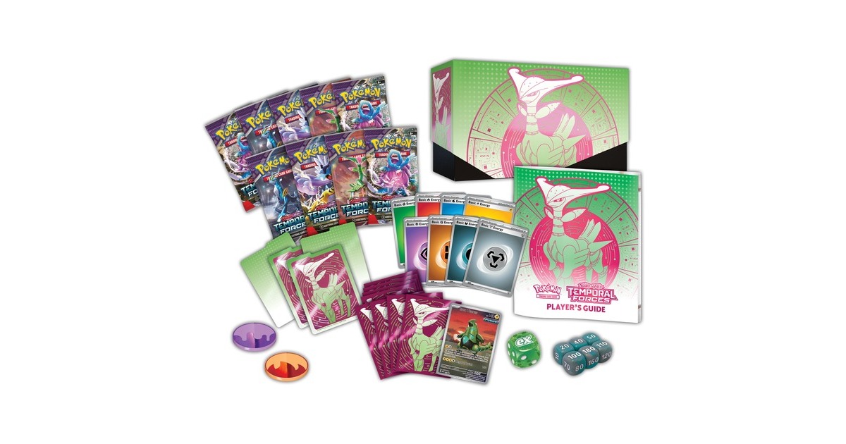 AsmodeePokémon TCG: Scarlet & Violet Temporal Forces Elite Trainer Box Verzamelkaarten  (Engels, Vanaf 2 spelers, Vanaf 6 jaar, assorti)