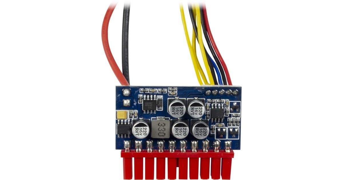 Inter-TechMINI-ITX PSU 120W REV. 2 adapter  (ondersteunt voedingen tot 120W)