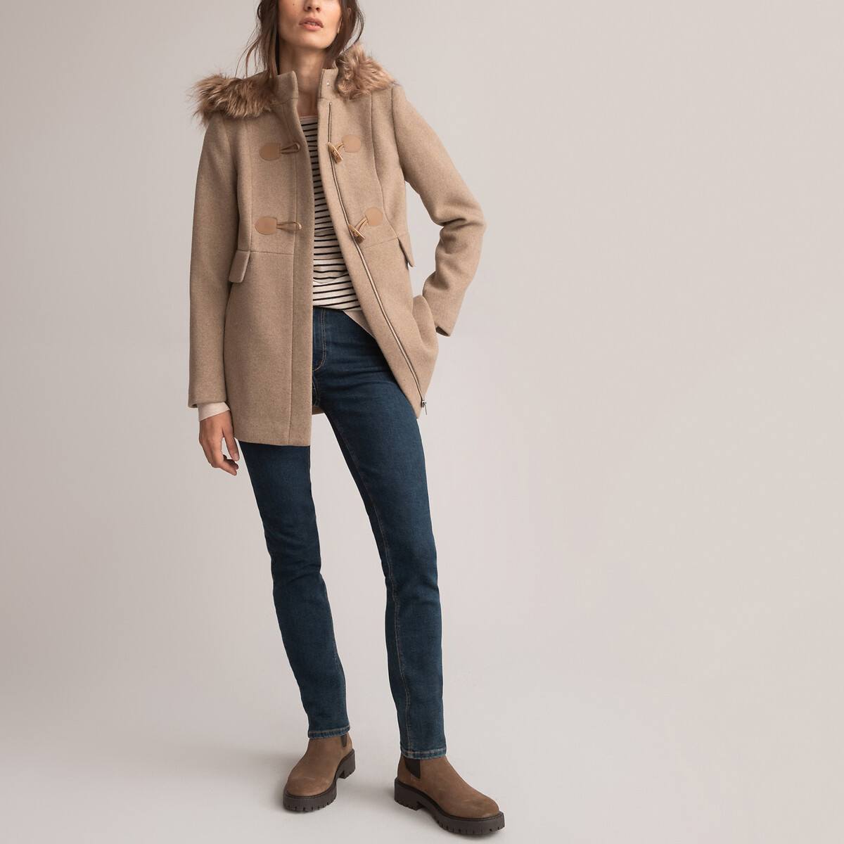 COLEÇÕES LA REDOUTE<br>Jeans Rechte push-up conforto extra