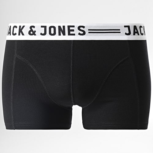 Lot De 3 Boxers Sense Noir Blanc Gris Chiné