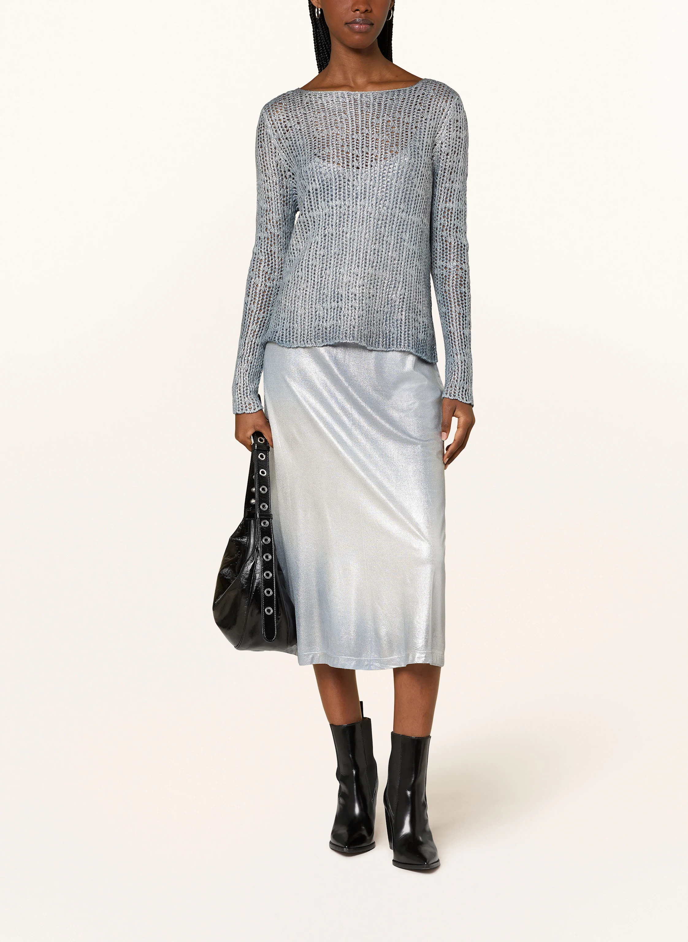 AVANT TOI Cashmere-Pullover mit Glitzergarn