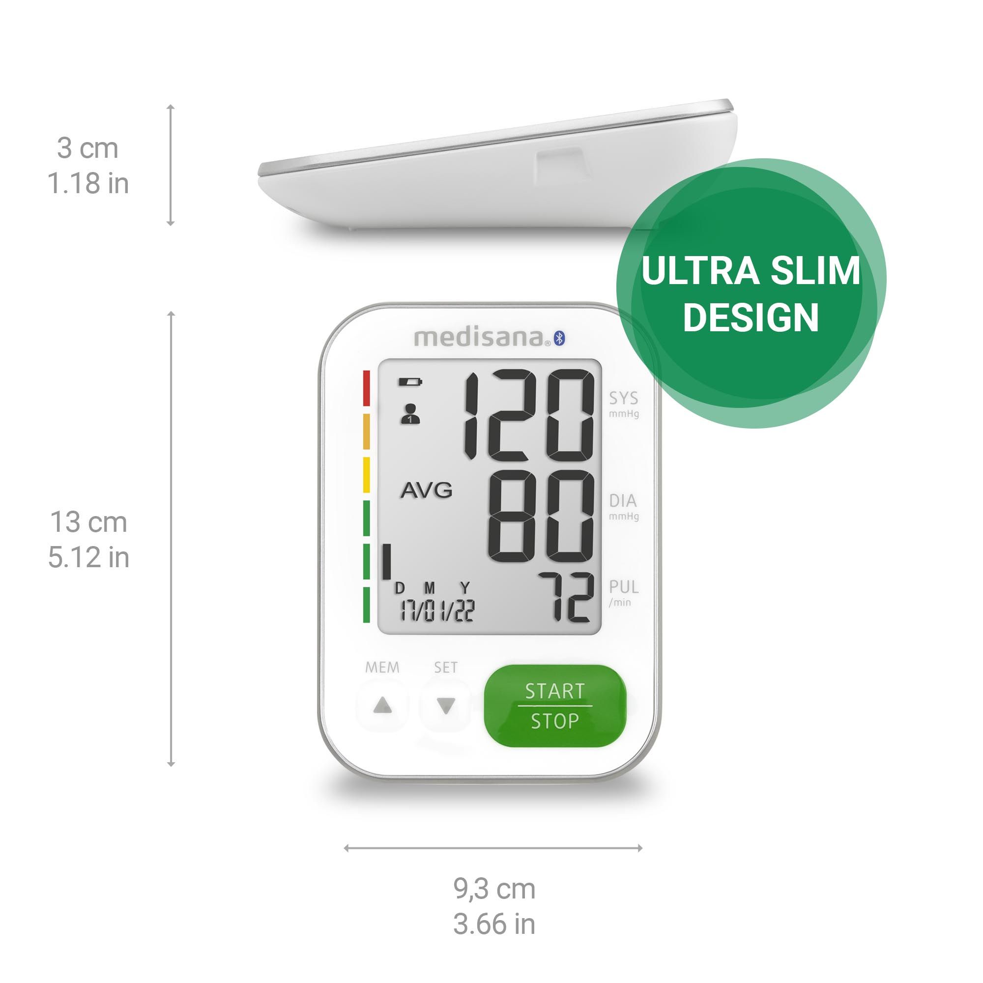 medisana BU 570 connect Oberarm-Blutdruckmessgerät