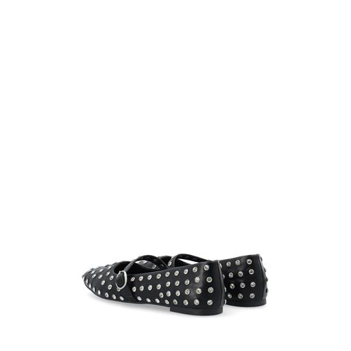 Bianco Fall Simili Mary Jane Ballerinasko, Black, 40