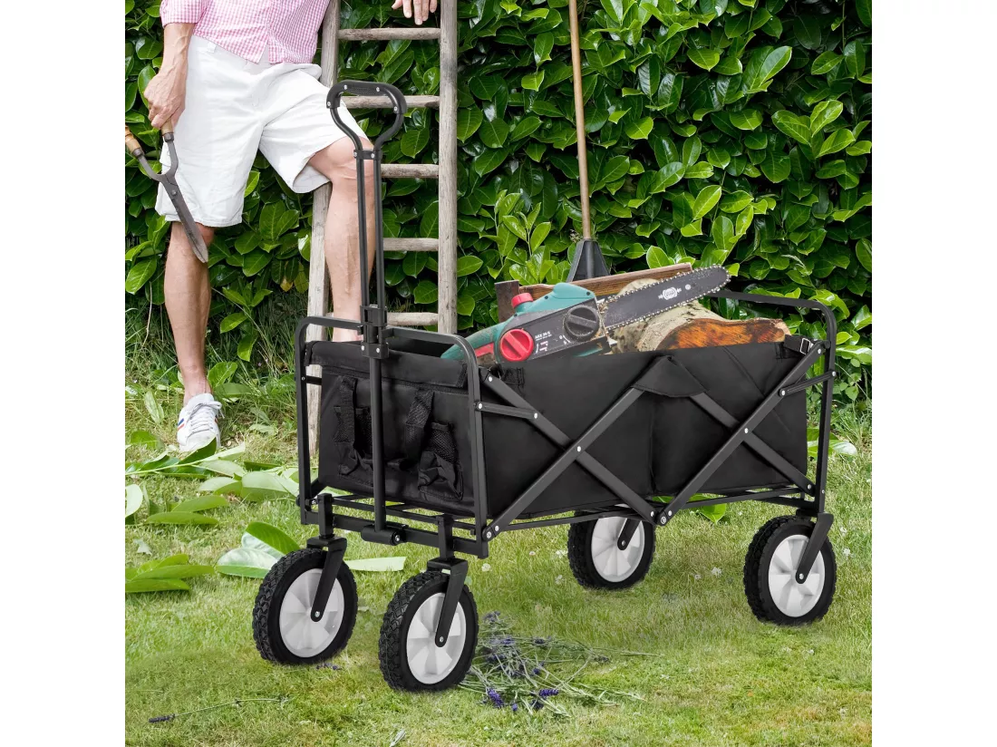 Camping-car en tissu, bleu，d90cm×h100.5cm