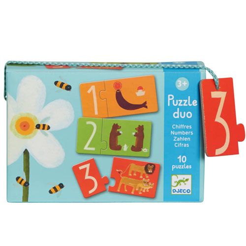 Djeco puzzel duo nummers (10x2st) DJ08151