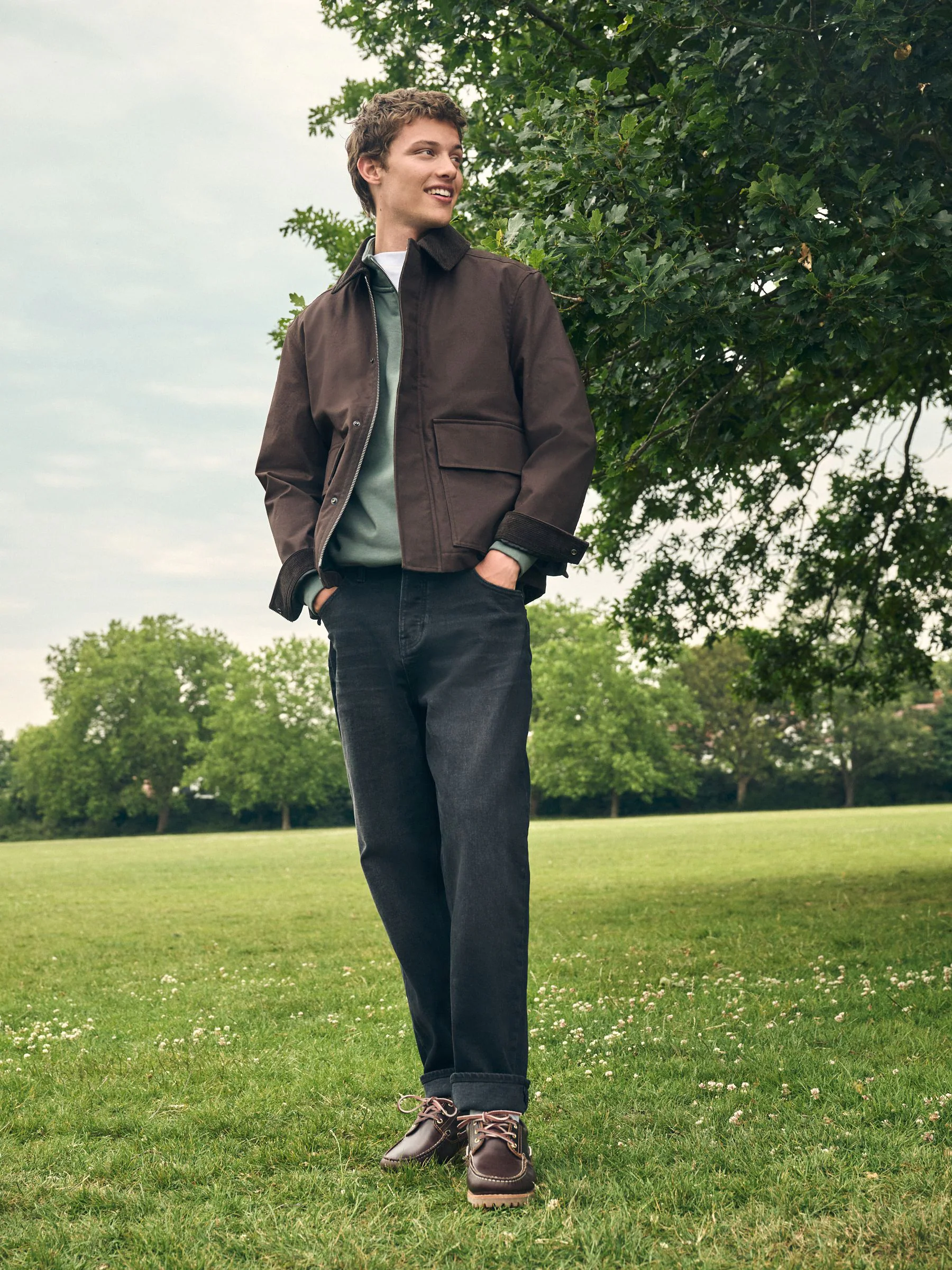 Bruin - Wax Corduroy Collar Barn Jacket