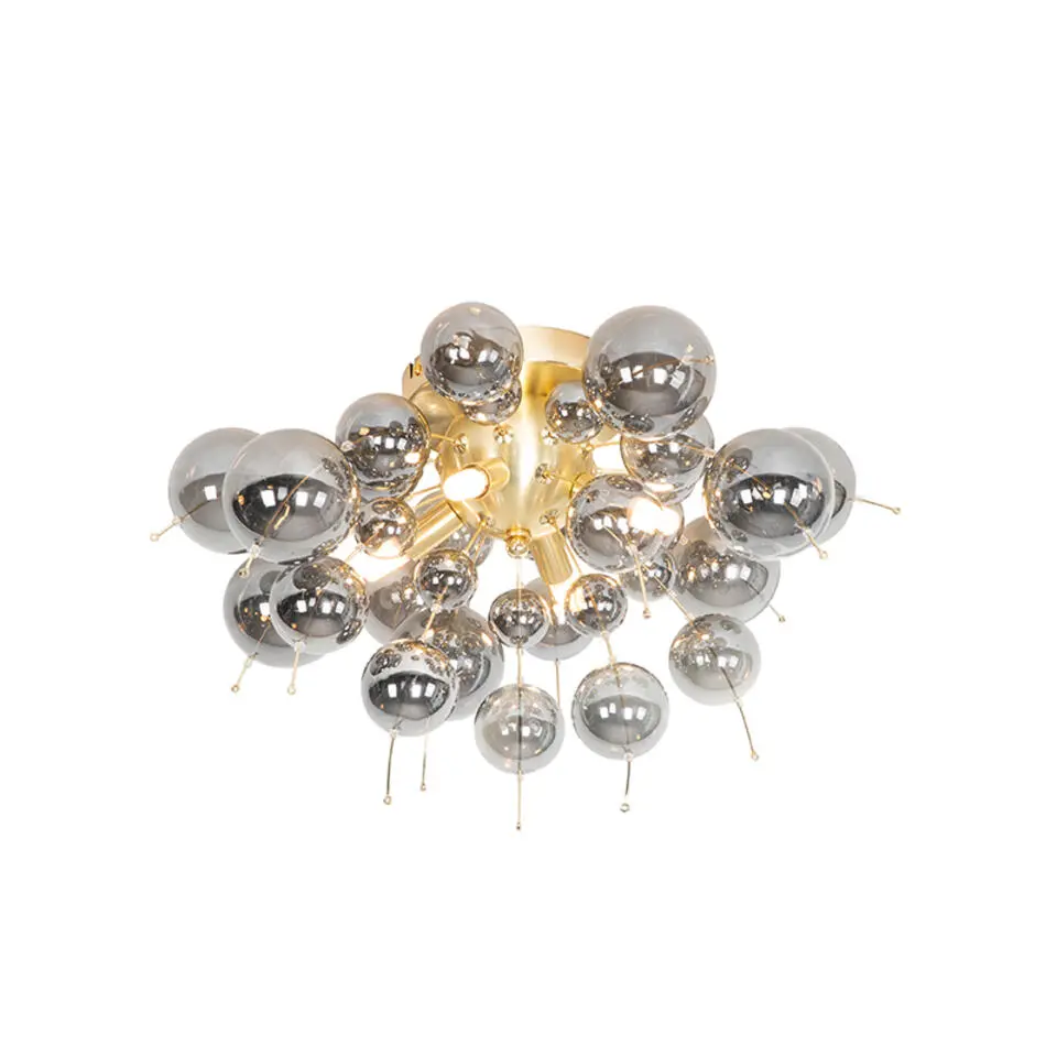 Qazqa plafondlampen explode goudkleurig g9