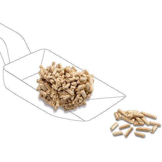 Litière végétale agglomérante pour chat Cat's Best Smart Pellets-10kg