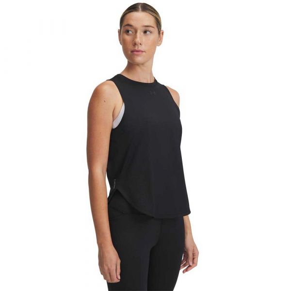 Under Armour Camisola de Alças Launch Elite Tank 1389563-001 S Preto
