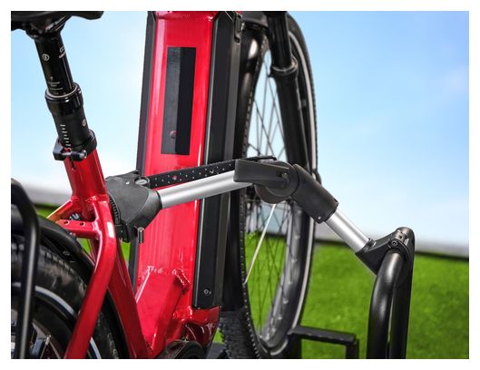 Eufab -  Porte-vélo Eufab: Fixe-cadre À Strap Inclinable Amovible Ø 25   30 Mm Et Antivol 27 Cm - Porte-vélos Eufab