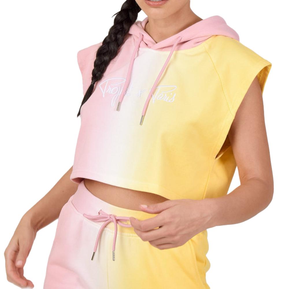 Project X Paris Sweat Jaune/Rose Femme Project X Paris F222114