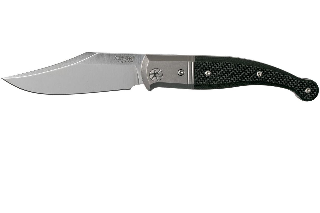 LionSteel Gitano Black G10 GT01 GBK zakmes, Gudy van Poppel design