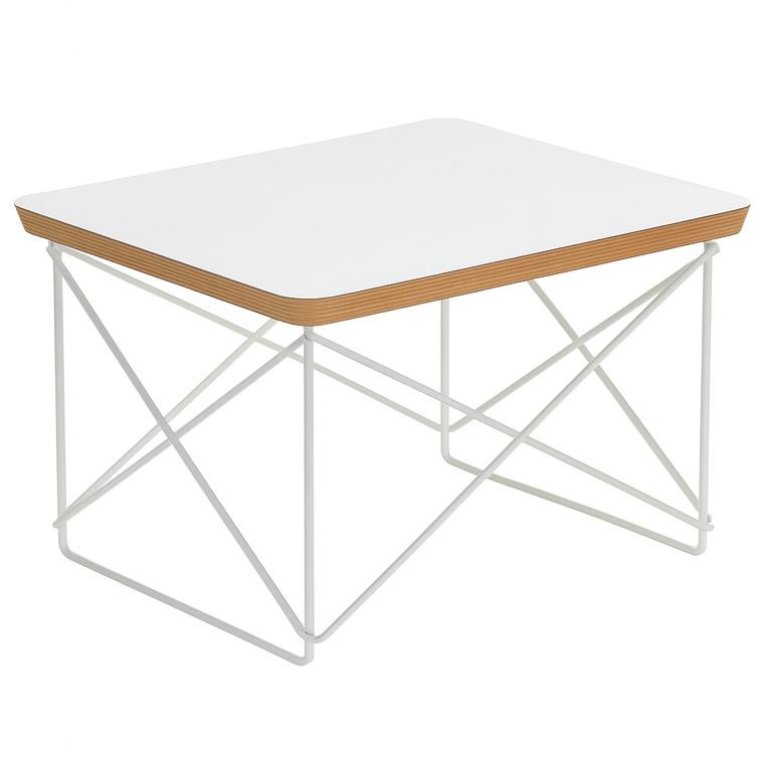 Vitra Occasional LTR salontafel wit onderstel HPL White