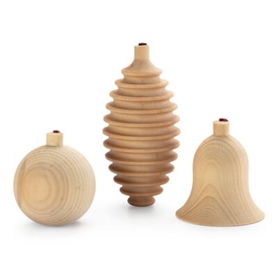Christbaumschmuck Zirbenholz, Zapfen