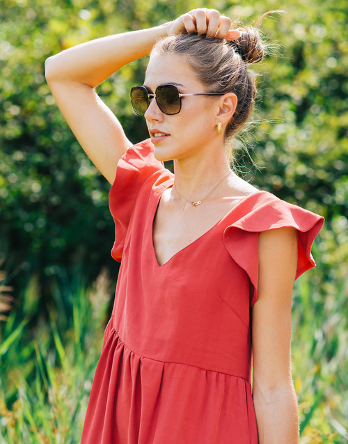 Céleste - DAHLIA Rojo