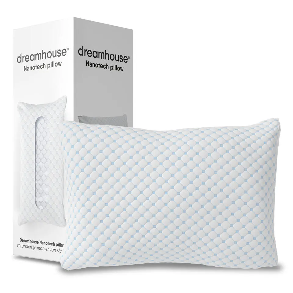 Hoofdkussen Dreamhouse – Memory Foam & Wasbare Hoes