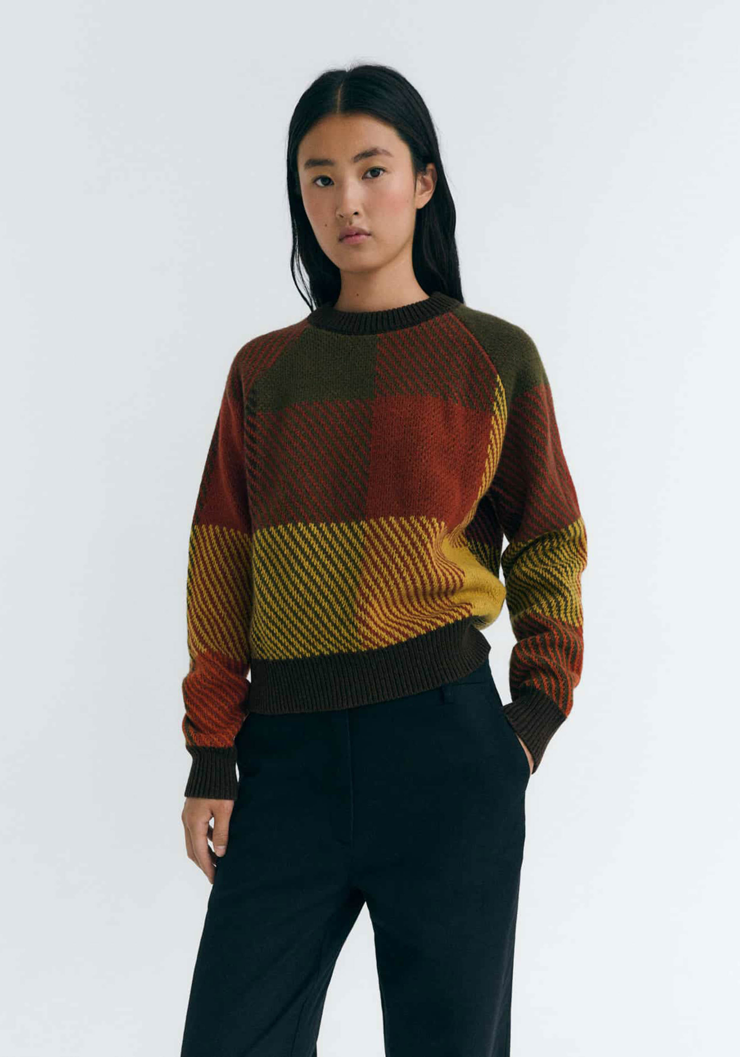 Thinking Mu Strickpullover Nur Creek Multicolor
