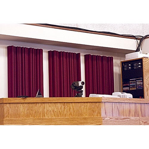 Auralex Studiofoam Metro BUR Burgundy 24x48x4 absorber rood (per stuk)