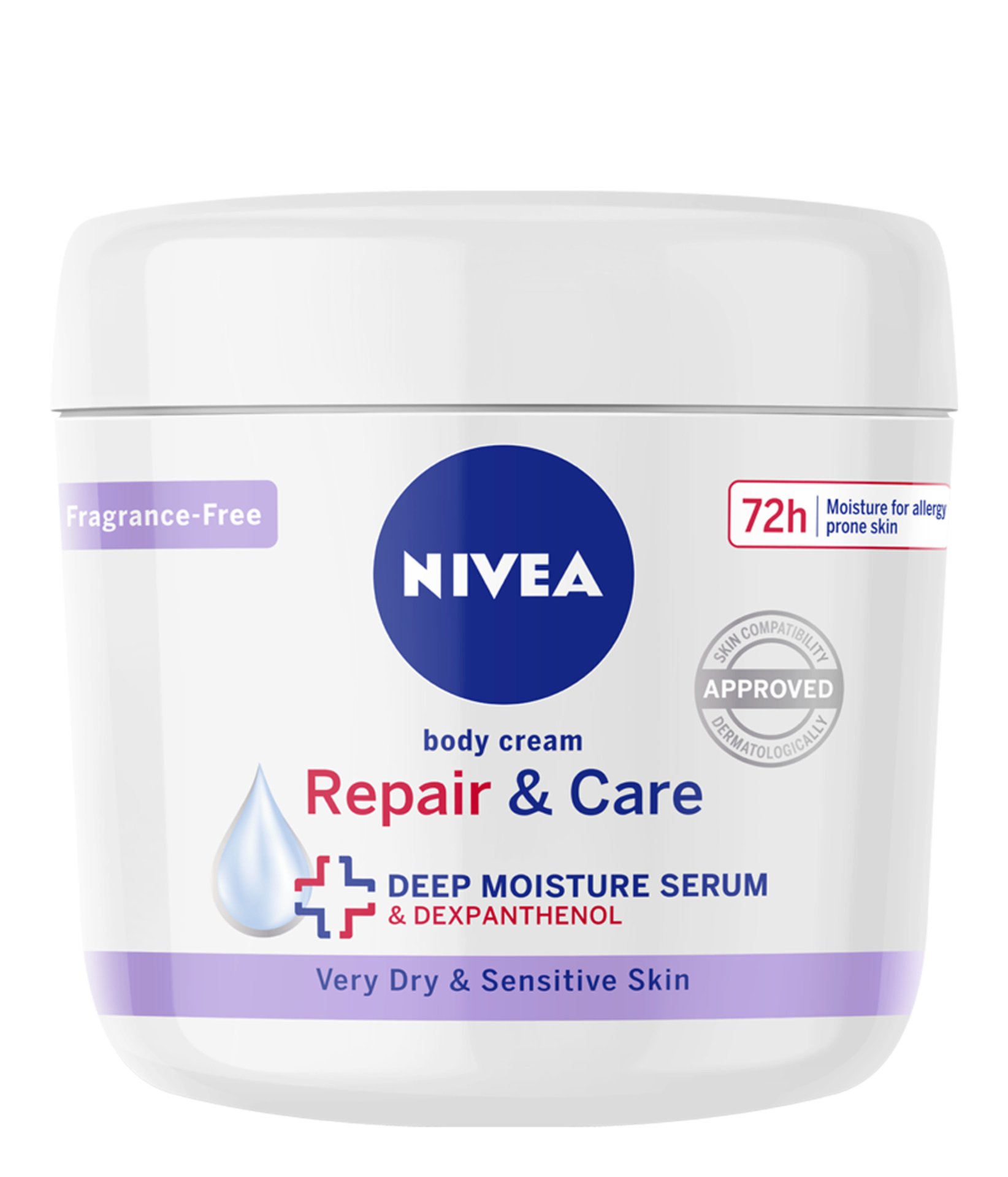 Nivea Repair & Care Body Cream Jar 400ml