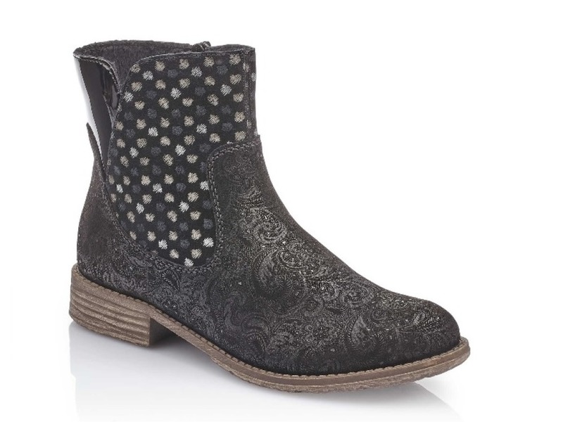 Rieker 74792 Schwarz/schwarz/schwarz/royal-