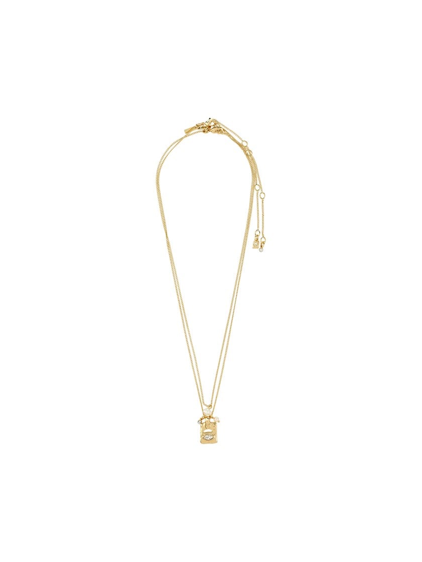 Fire Necklace 2-In-1 Set Old Gold
