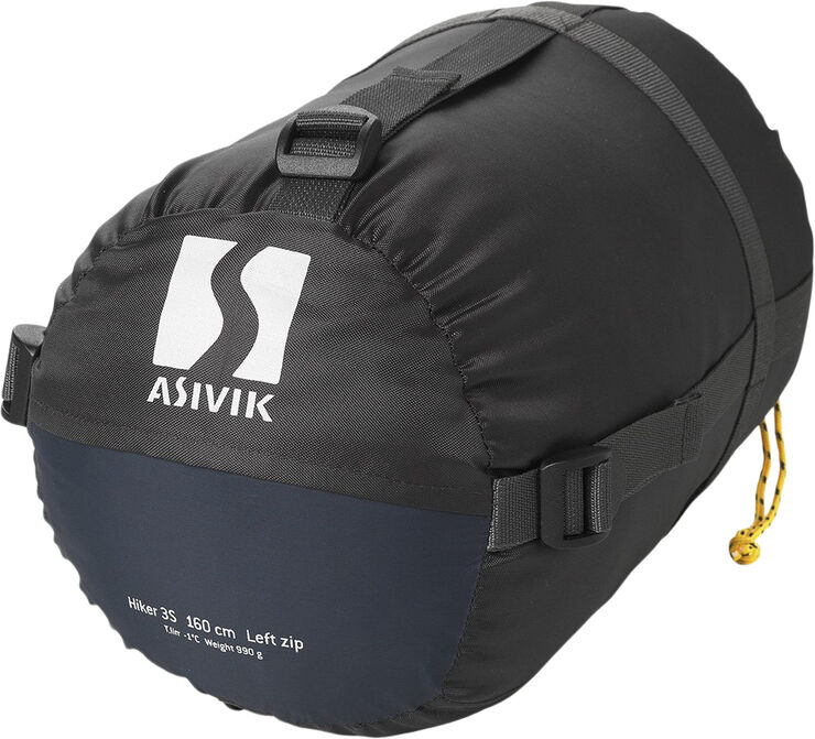 Asivik Asivik Hike 3S 160V, sovepose, junior Blå