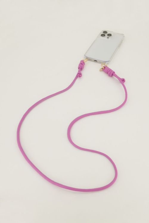 Paars telefoonkoord