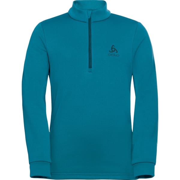 Sweat polaire randonnée ODLO PULL CARVE KIDS WARM TUMULTUOUS SEA