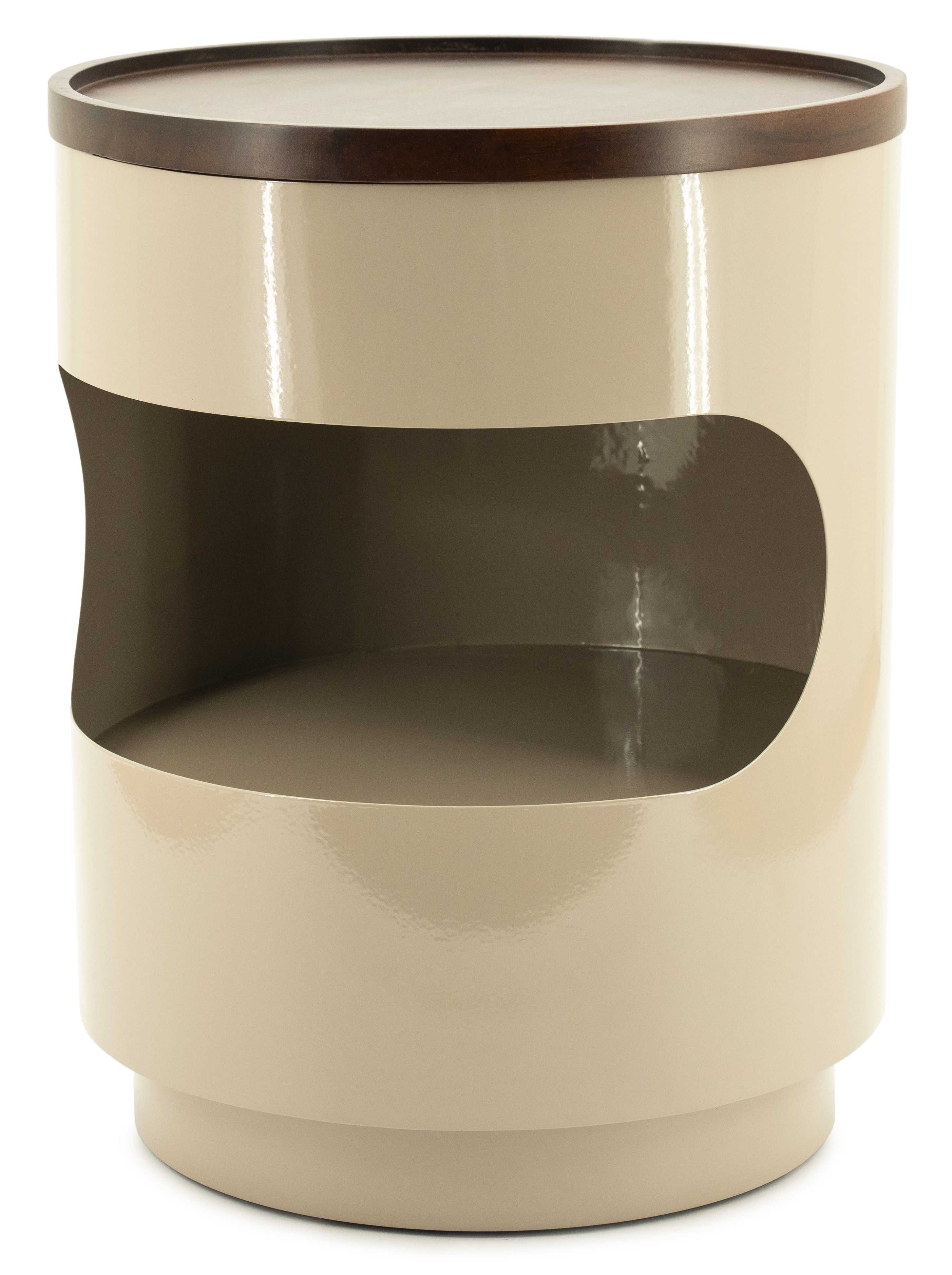 Bijzettafel Taupe 250338 Tondo ⌀37  x H45 cm