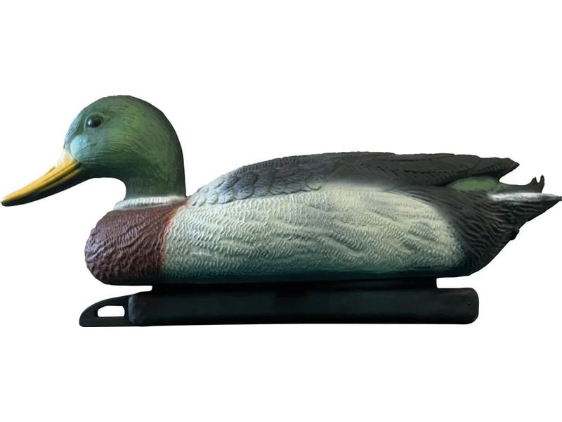 SuperFish Deko Vogel Stockente männlich Naturähnliche Deko-Ente für den Teich