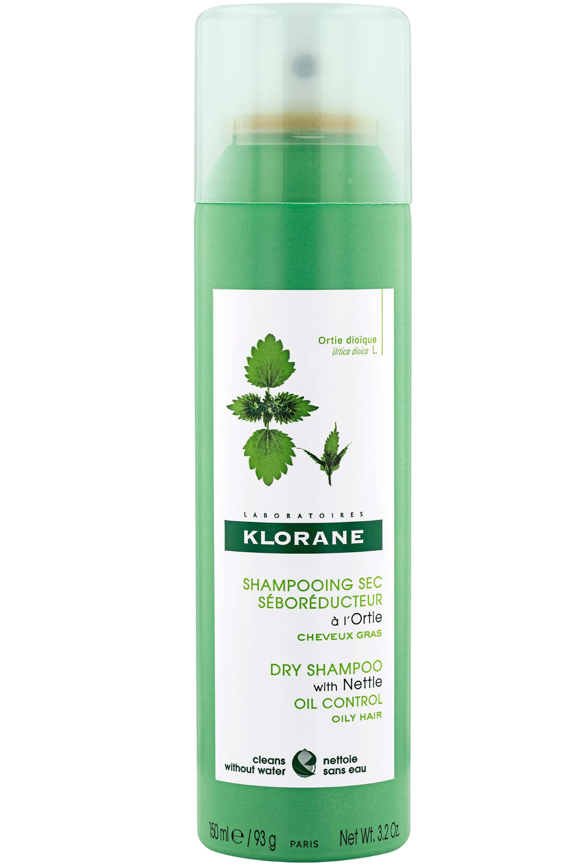 Klorane Shampoing sec séboréducteur à l’Ortie-150 ml