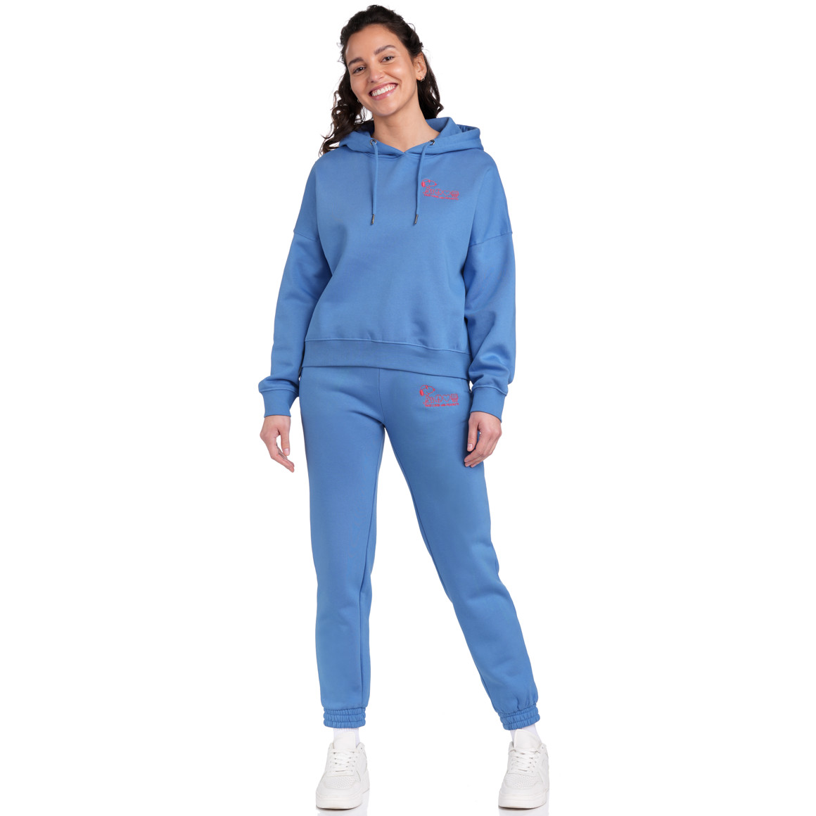 Jonas Nielsen Peanuts Jogginghose mit Stickerei blau