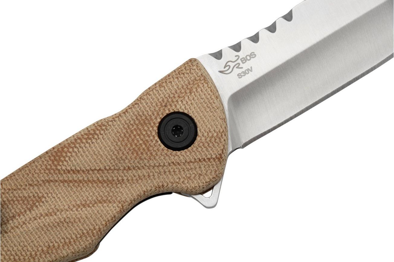 Buck Sprint Pro 0841TNS Natural Micarta, zakmes