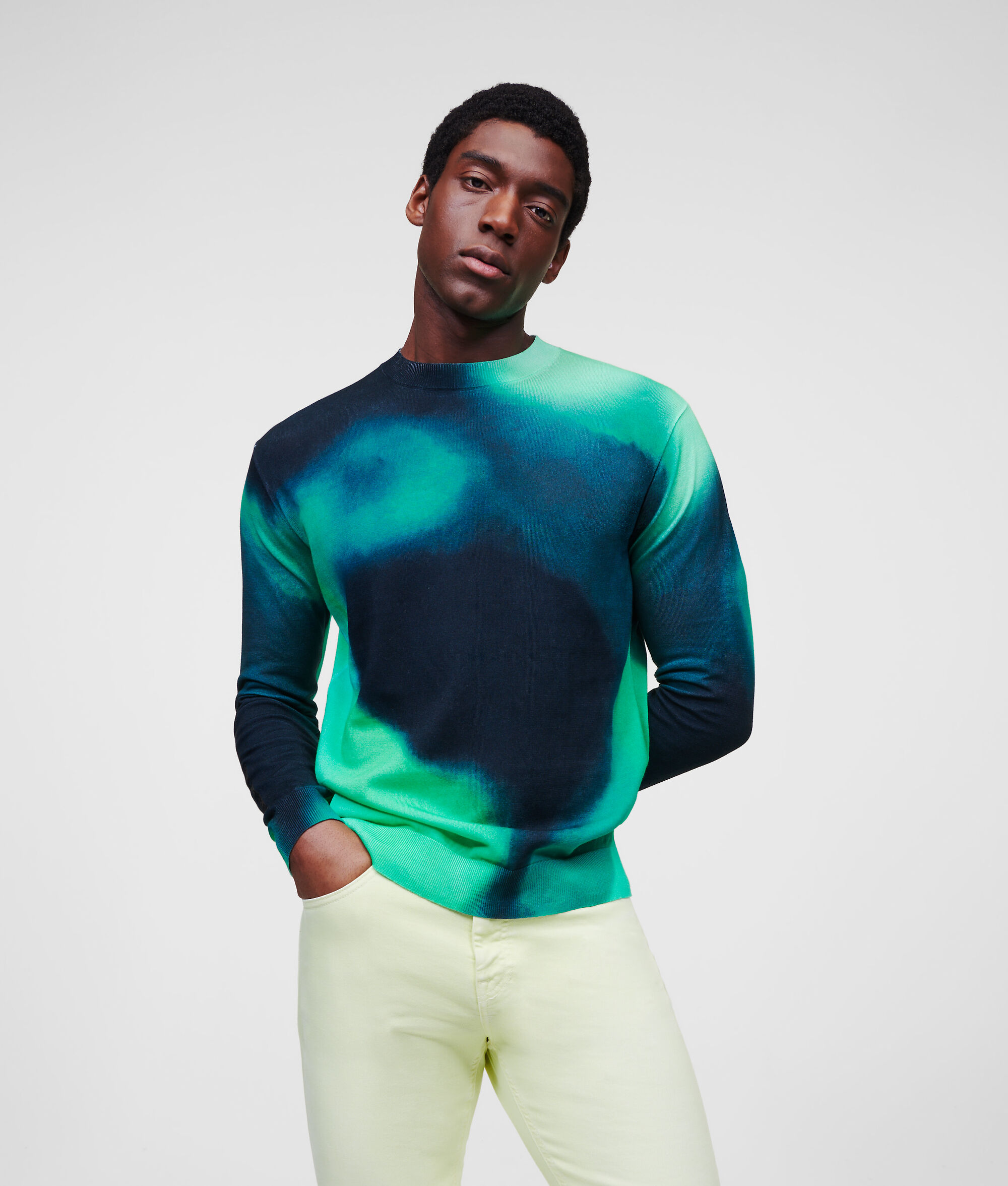 Pull en tricot effet ondulé