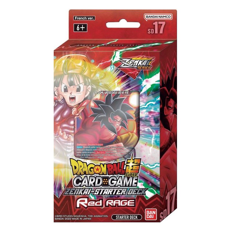 Dragon Ball Super Card Game - Starter deck Red rage