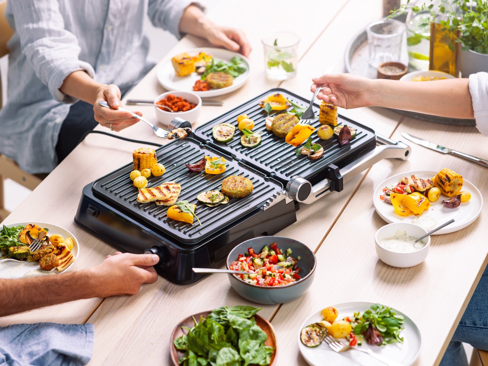 Connect Contactgrill grillplaten