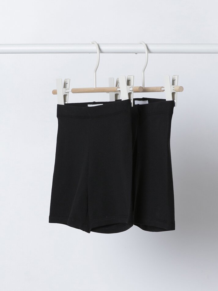 Conjunto com 2 Leggings Curtas - Pretas