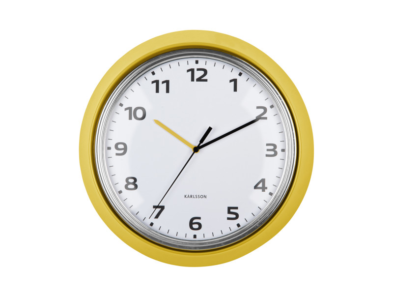 Wall Clock Modern Retro KA6006BK Black