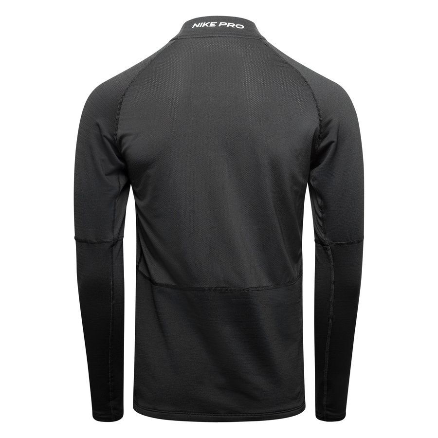 Nike Pro Warm Compression Mock - Noir/Blanc