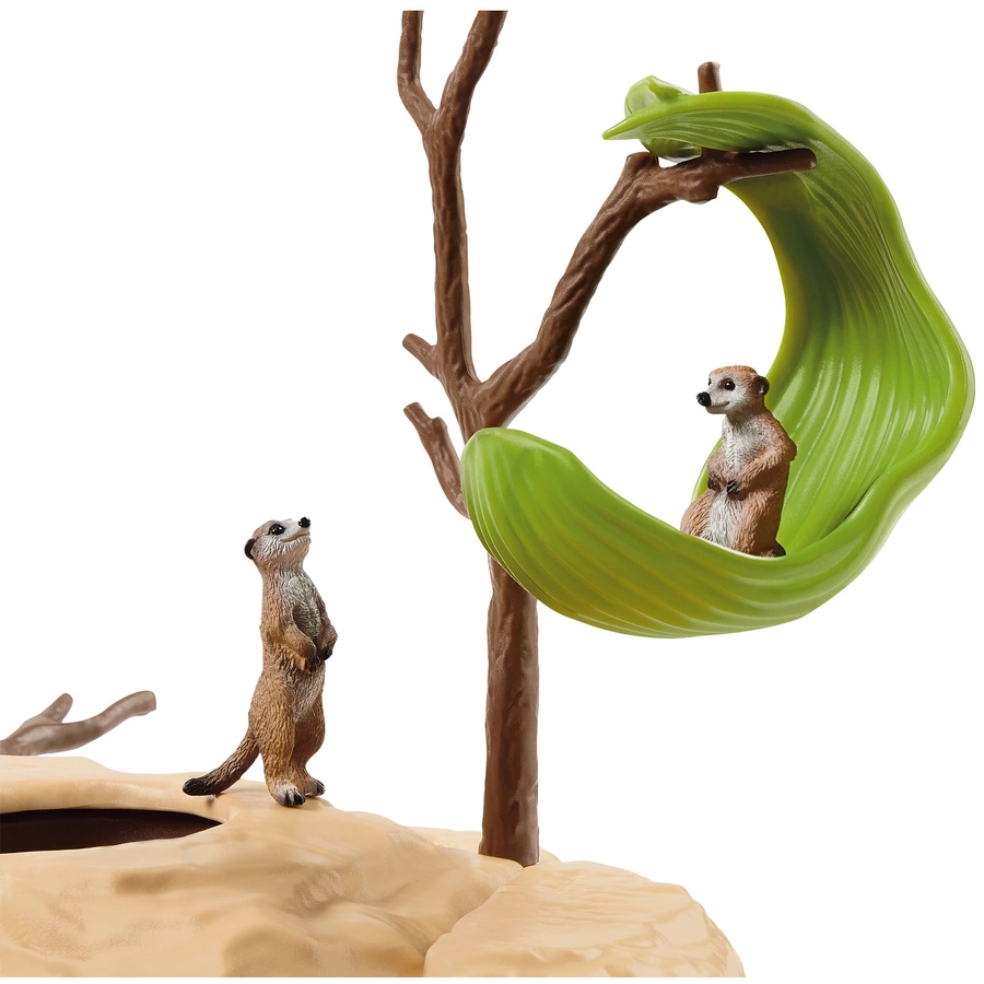 schleich® Wild Life Erdmännchen-Hügel, 42530