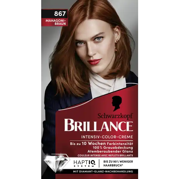 Intensiv-Color-Creme 867 Mahagoni-Braun