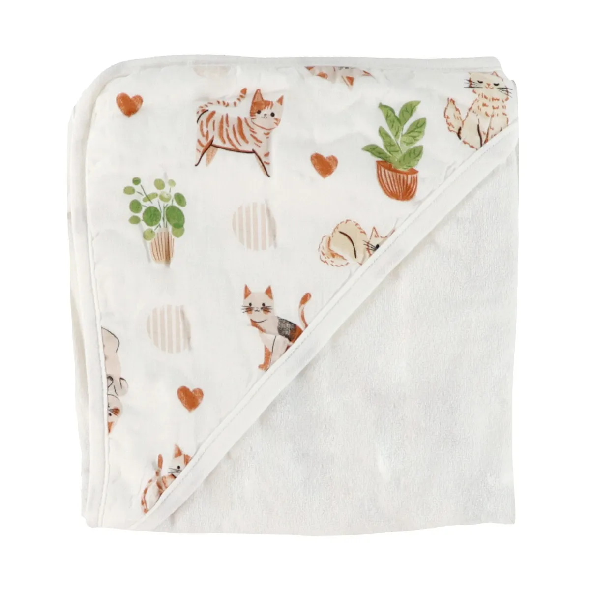 Bébé Confort Serviette à Capuchon Bambou - Chat