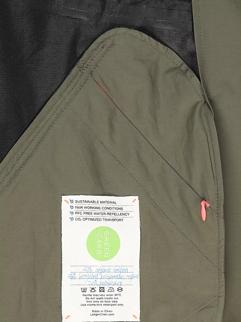 LANGER CHEN Parka KENSOSHA olive