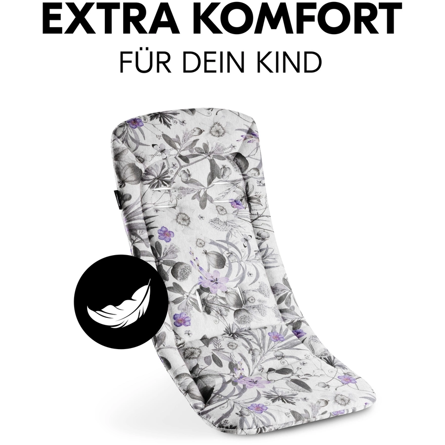 hauck Sitzauflage Seat Liner Floral Grey