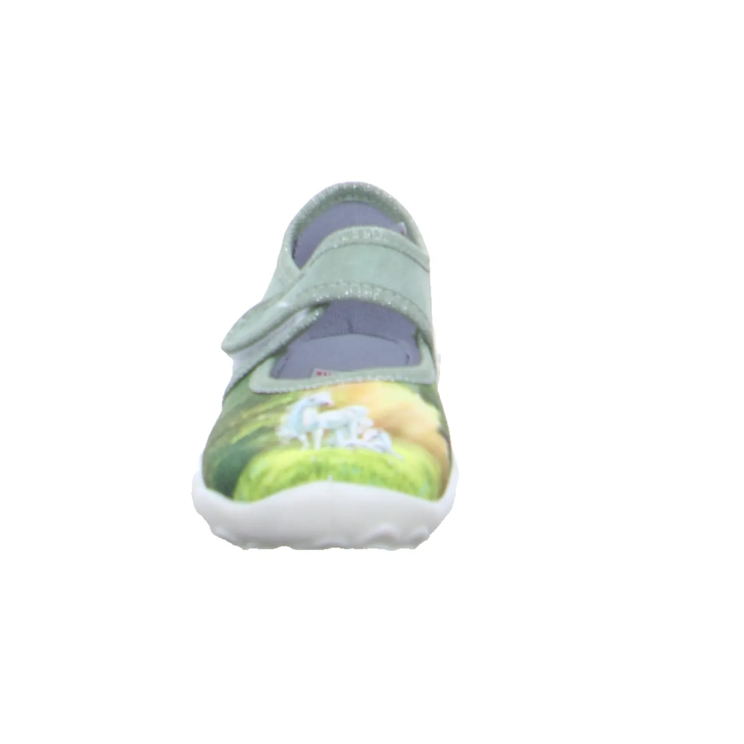 SUPERFIT Kinder-Hausschuh Grün Textil  Mädchen