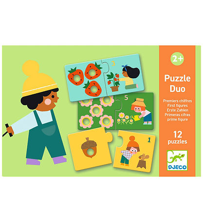 Djeco Puzzlespiel - 24 Teile - Duo - First Figuren