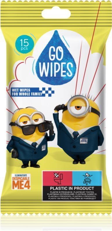 GoWipes - Vochtige Reinigingsdoekjes - 15 Stuks - Voor Gezin